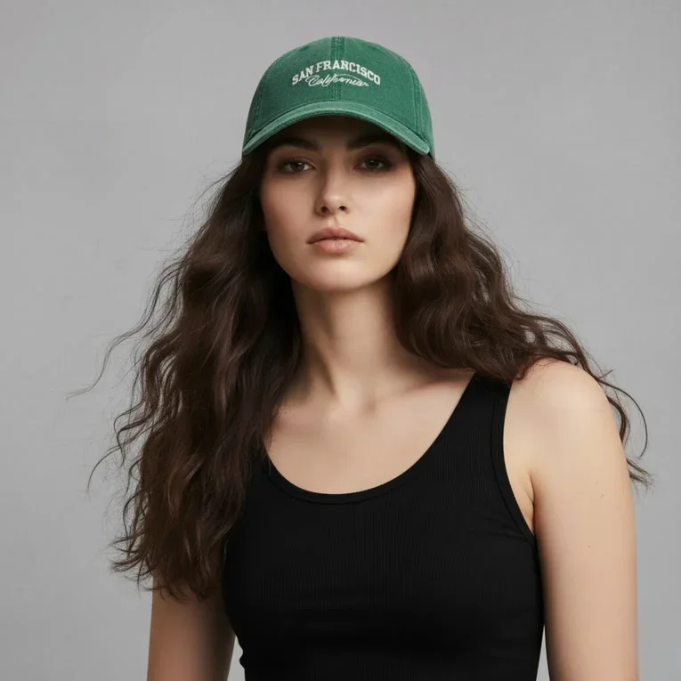 Model wearing HATS
